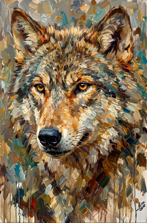 ArteDiAlina.com painting: She Wolf
